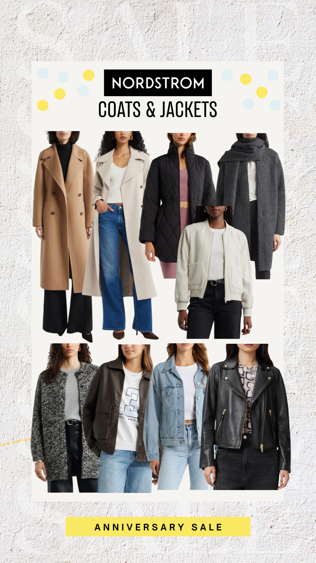 Stay cozy and stylish all season long with these Nordstrom Anniversary Sale coats and jackets perfect for layering.

fall jacket outfit, wool coat, trench coat, quilted jacket, denim jacket, leather jacket, early fall layers, casual fall style, transitional outerwear, everyday coat essentials

#LTKSaleAlert