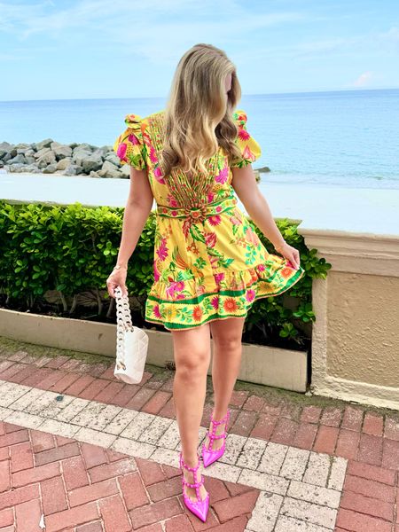 Farm Rio is the most vibrant brand! I love this summer dress with the puff sleeves. And the pink pumps are on major sale🛍️

#LTKSeasonal #LTKSaleAlert #LTKStyleTip