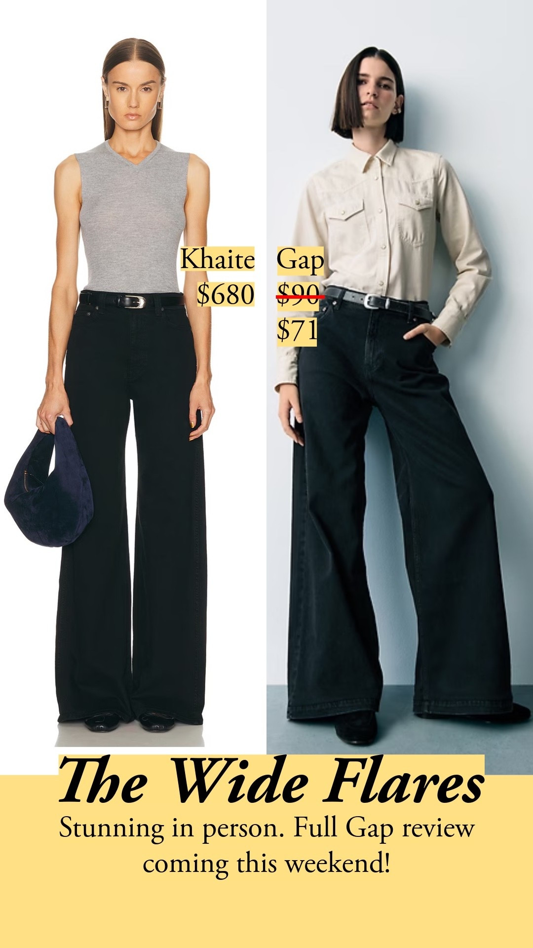 These jeans were amazing in person. They’re true to size. I weirdly talked myself out of them, but I’ll order them now 💎 The Gap, Khaite, wide leg jeans high rise jeans, dark rinse denim, workwear, winter capsule wardrobe, @jcrew, @uniqlo, Massimo Dutti, @mango, @levis

#LTKFindsUnder50 #LTKWorkwear #LTKootd