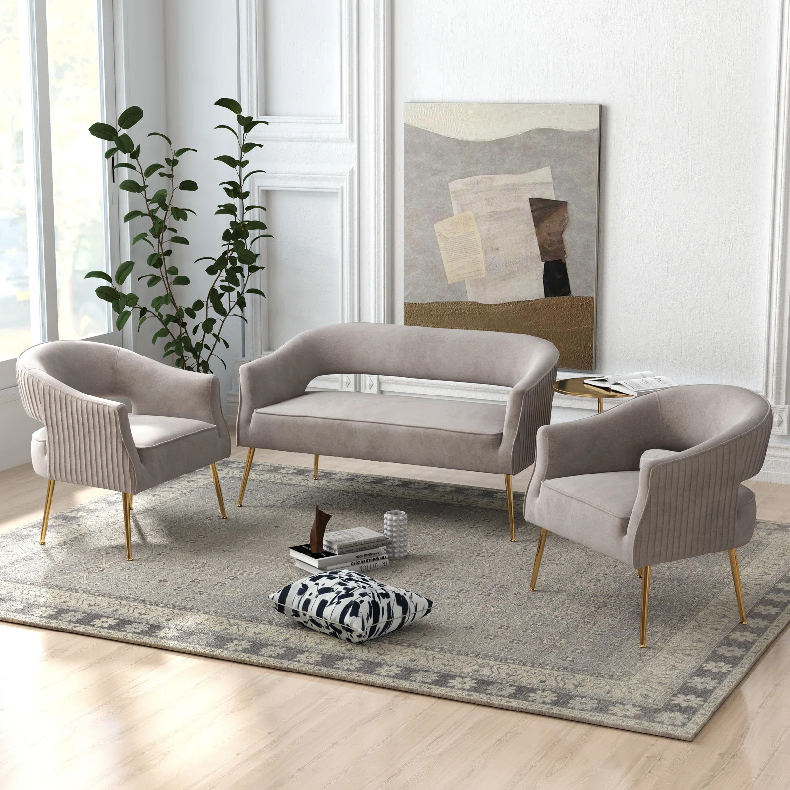 Chynna 3 - Piece Living Room Set | Wayfair North America