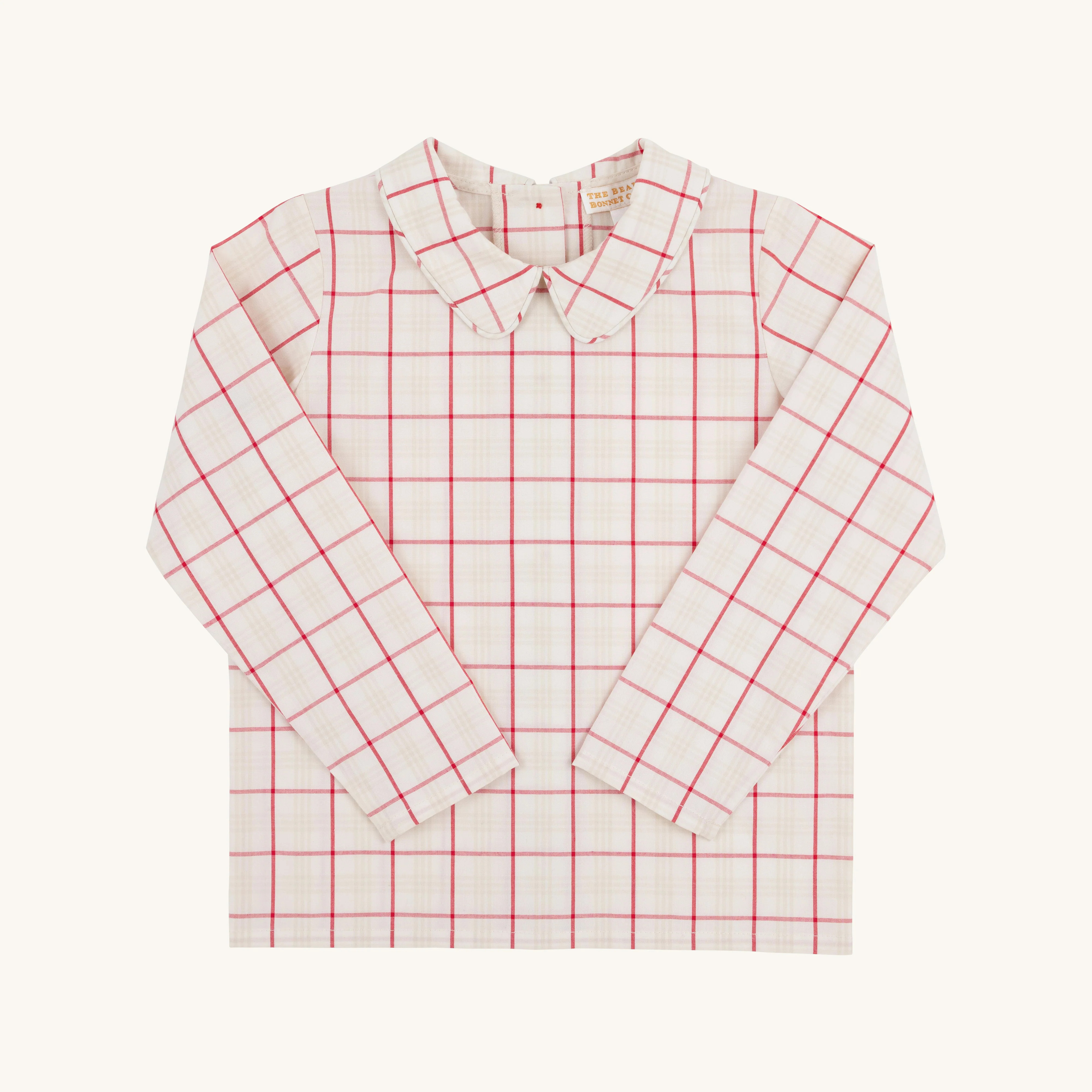 Peter Pan Collar Shirt (Long Sleeve Woven) - Oak Park Plaid | The Beaufort Bonnet Company