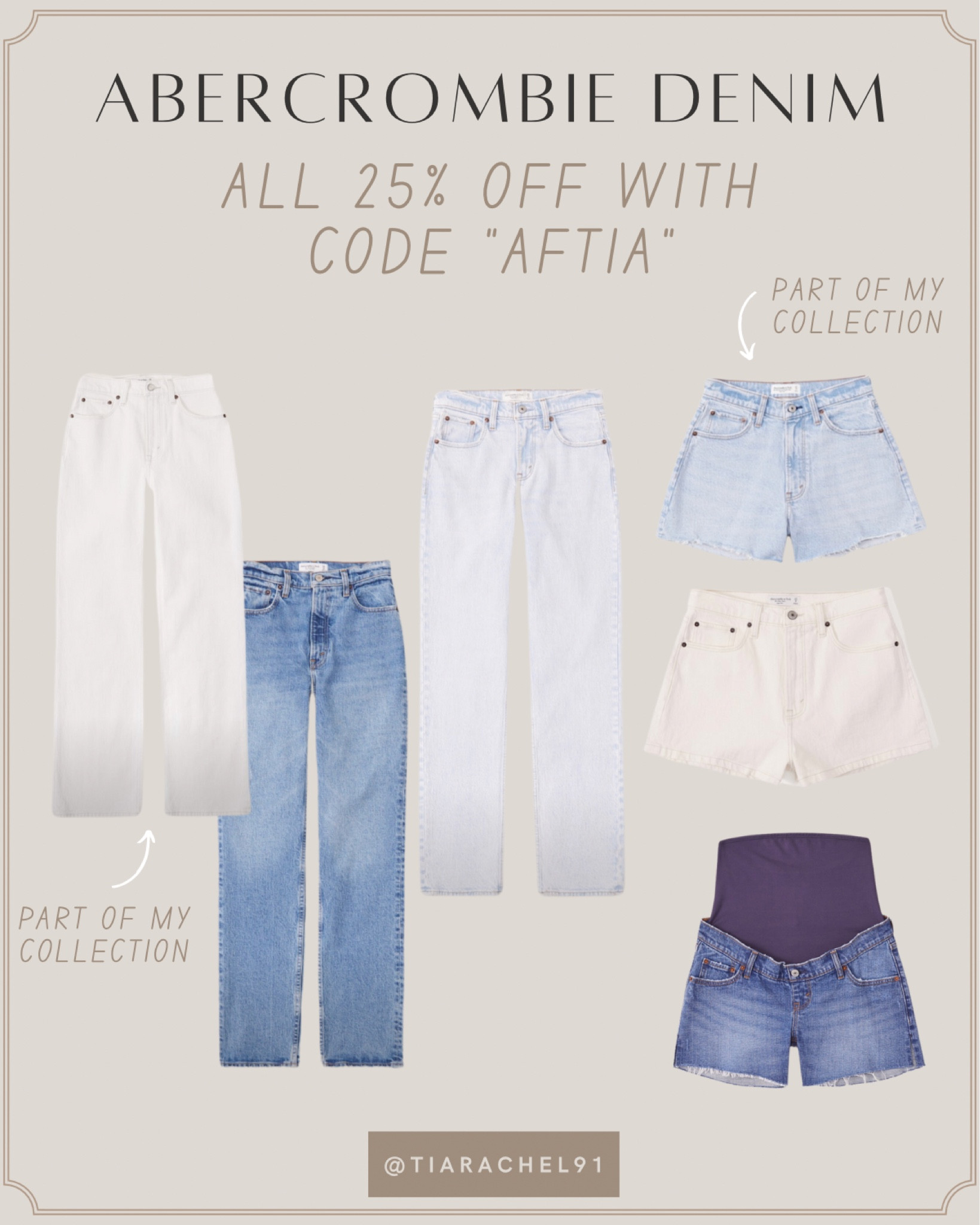 Abercrombie has the best denim! 25% off with code “AFTIA” 

#LTKSeasonal #LTKsalealert #LTKstyletip