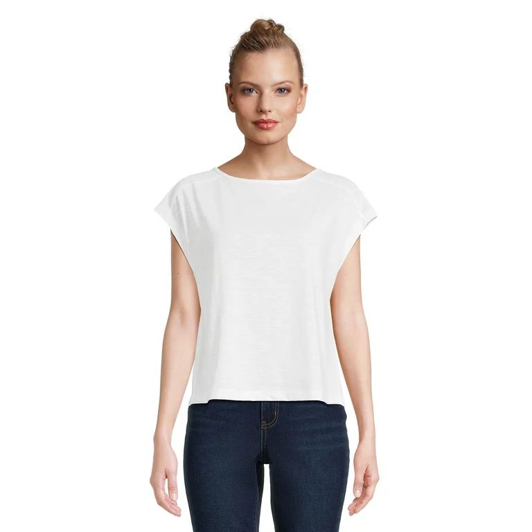 Avia Women's Cap Sleeve Tee, Sizes XS - XXXL | Walmart (US)