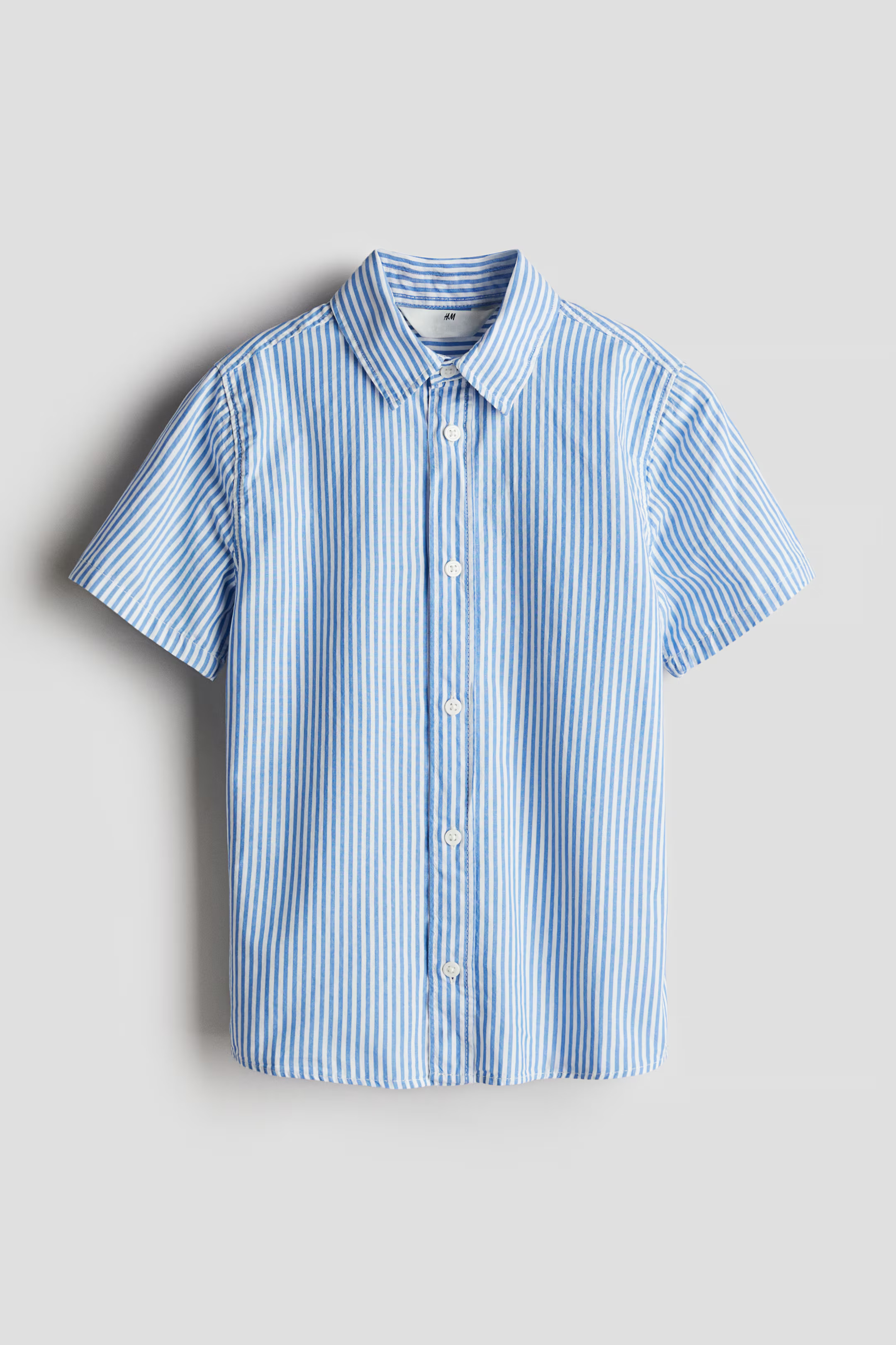 Short-Sleeved Cotton Shirt | H&M (US + CA)