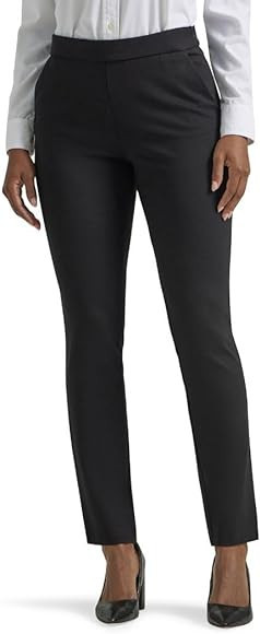 Lee Women's Ultra Lux Comfort Any Wear Slim Ankle Pant | Amazon (US)