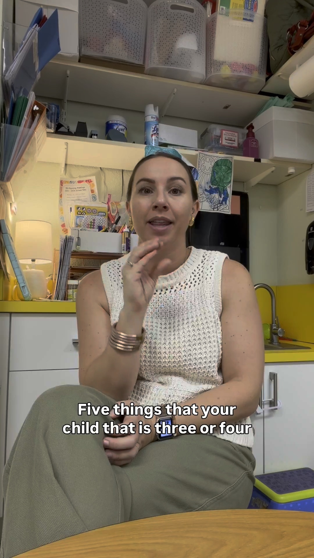 If you have or know a 3/4 year old, this is for you. As we move into the end of the school year here are some skills your child should know or be actively working on. 
1. Emotional regulation: with an adult using emotion words so they can start understanding feelings 
2. Independent bathroom skills: from start to finish
3. Cutting, gluing, holding scissors & glue
4. Asking for help, after they have tried. 
5. Early literacy skills: letter recognition, name recognition, spelling name, writing name, phonological awareness (rhyming, syllables, beginning sounds, & words in a sentence)
Start with one area, you aren’t behind, it’s perfect to start now! 


#LTKWorkwear #LTKootd #LTKdayinmylife