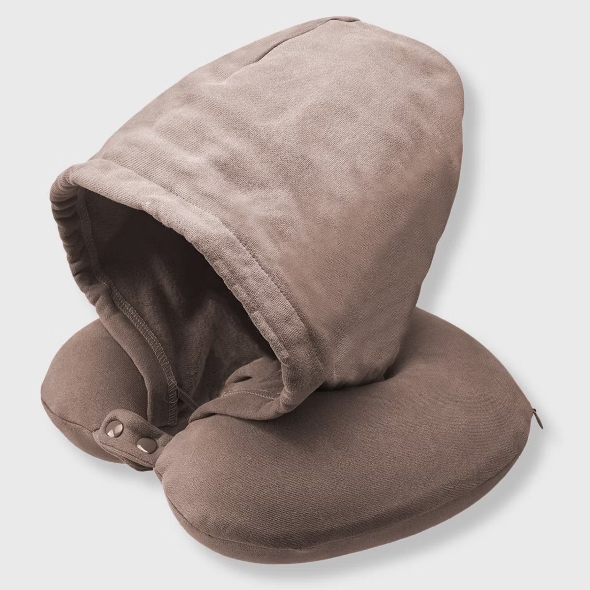 French Connection Hooded Memory Foam Travel Pillow - Neck Pillow with Comfort Hood & Washable Cov... | Target