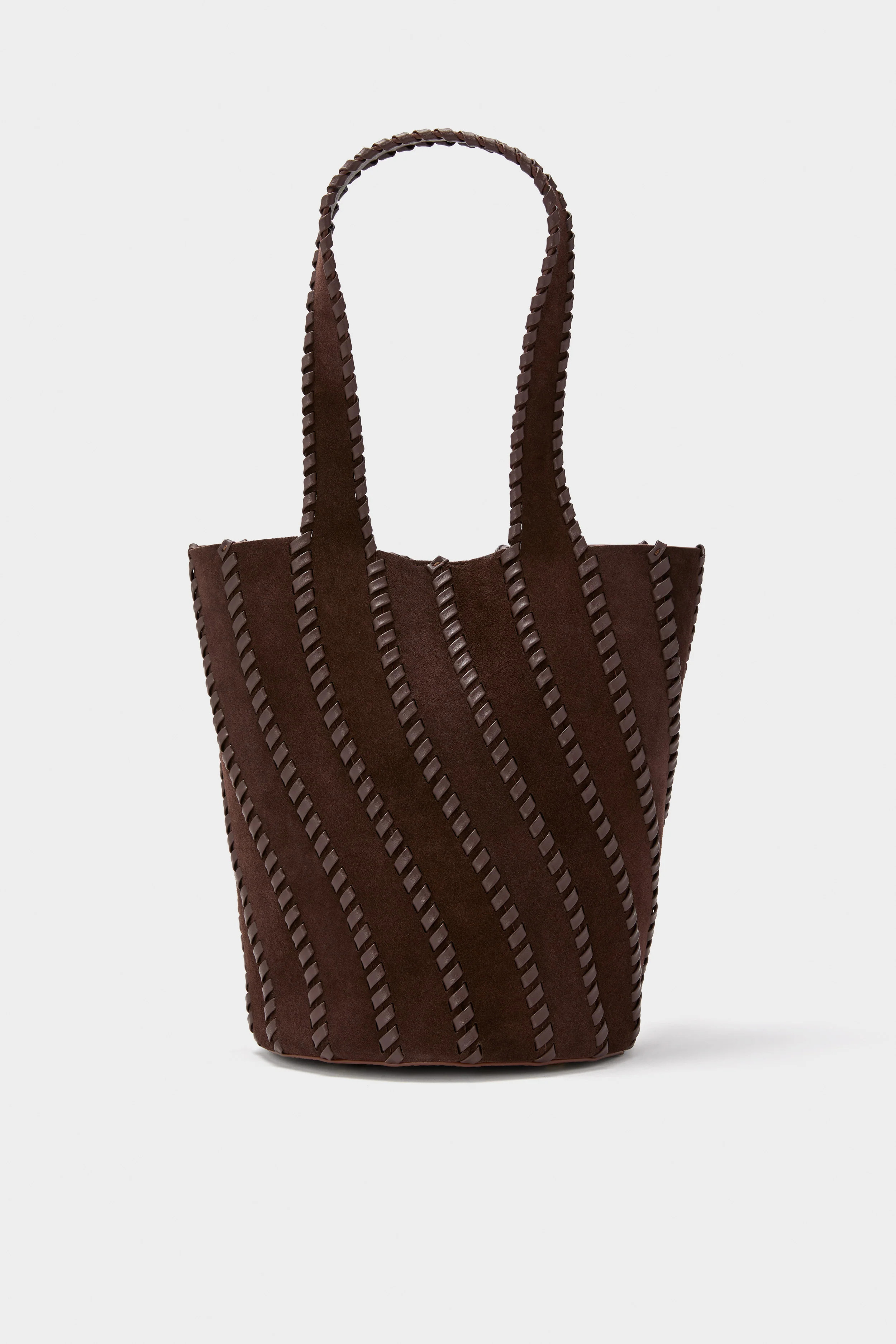 Cacao Tallia Suede Bucket Bag | Tuckernuck (US)
