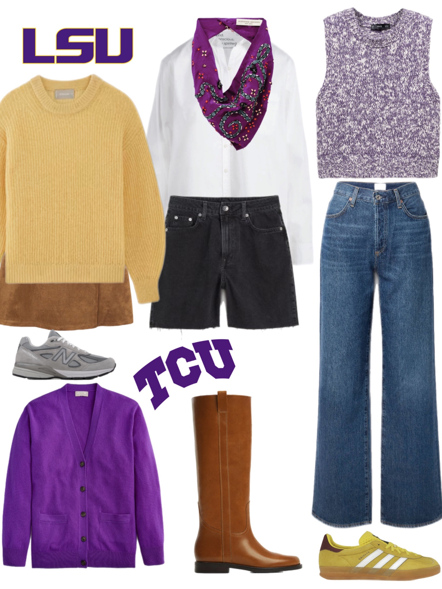 game day purple and gold 