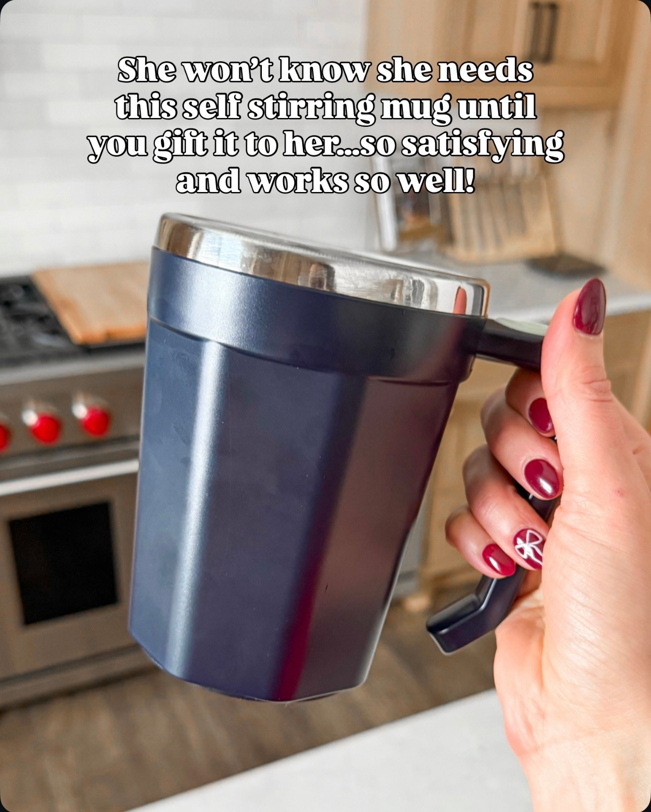 This self stirring mug is so cool! I didn’t know I needed it until now! It’s SO satisfying! 

Coffee mug, Self stirring mug, Coffee drinker, Mugs, Tumblers, Kitchen finds, Kitchen upgrade, Stang and co

#LTKSeasonal #LTKHoliday #LTKHome