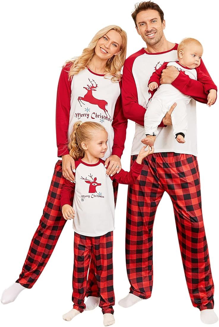 Matching Family Pajamas Christmas Sets, Matching Sets Christmas PJs for Family Pajamas | Amazon (US)