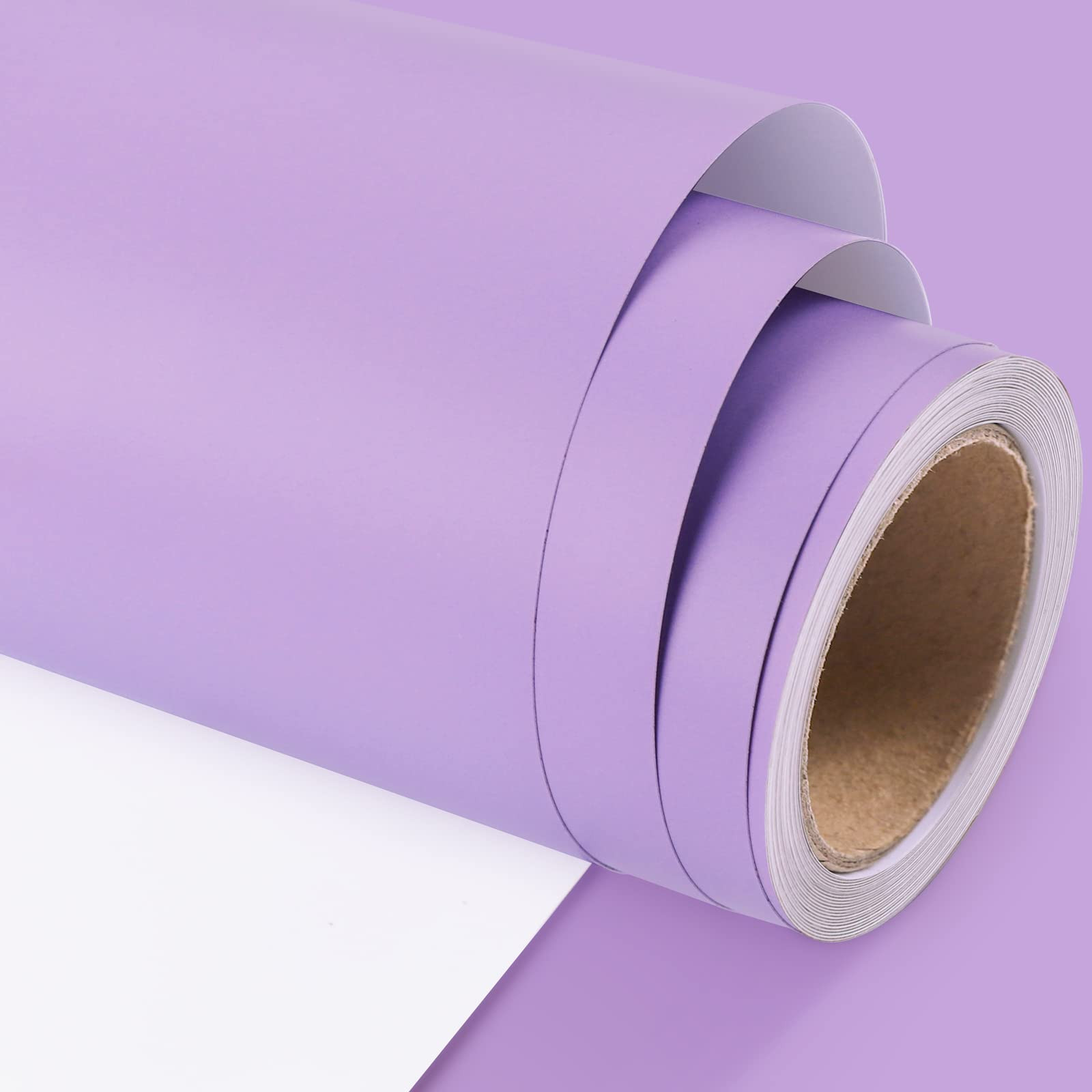 GIRAFVINYL 001 Vinyl Light Purple Permanent - 12" X 8ft Matte Purple Vinyl for Halloween Home Car... | Amazon (US)