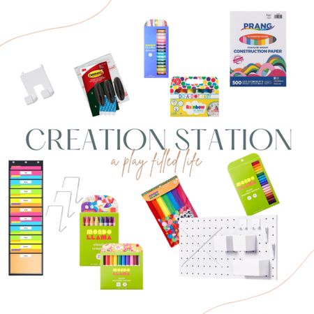 This is a perfect starter kit for your own craft/creation station at home! Details on instagram @aplayfilledlife!

#LTKFamily #LTKHome #LTKKids