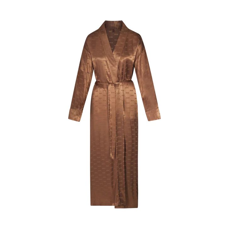 JACQUARD LONG ROBE | SKIMS (US)