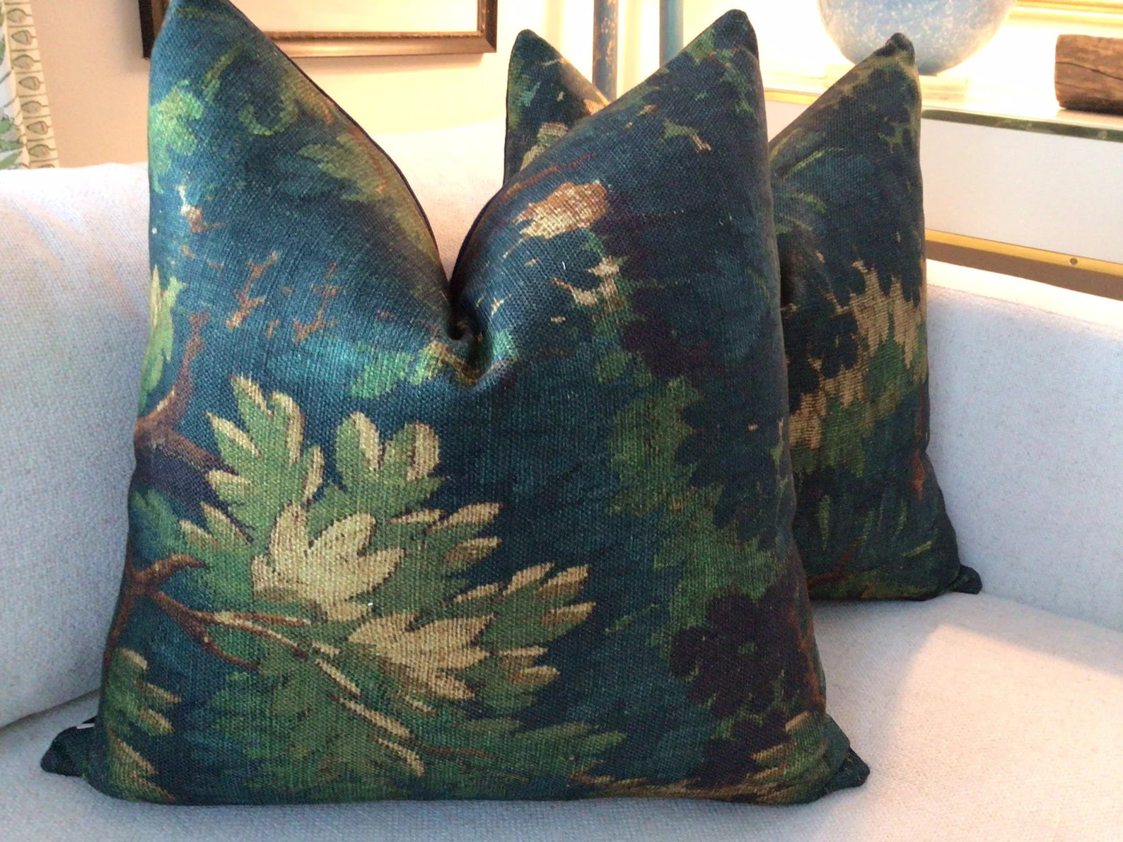 Dedar Schwarzwald in Verdure -pillow Covers - Etsy | Etsy (Global)