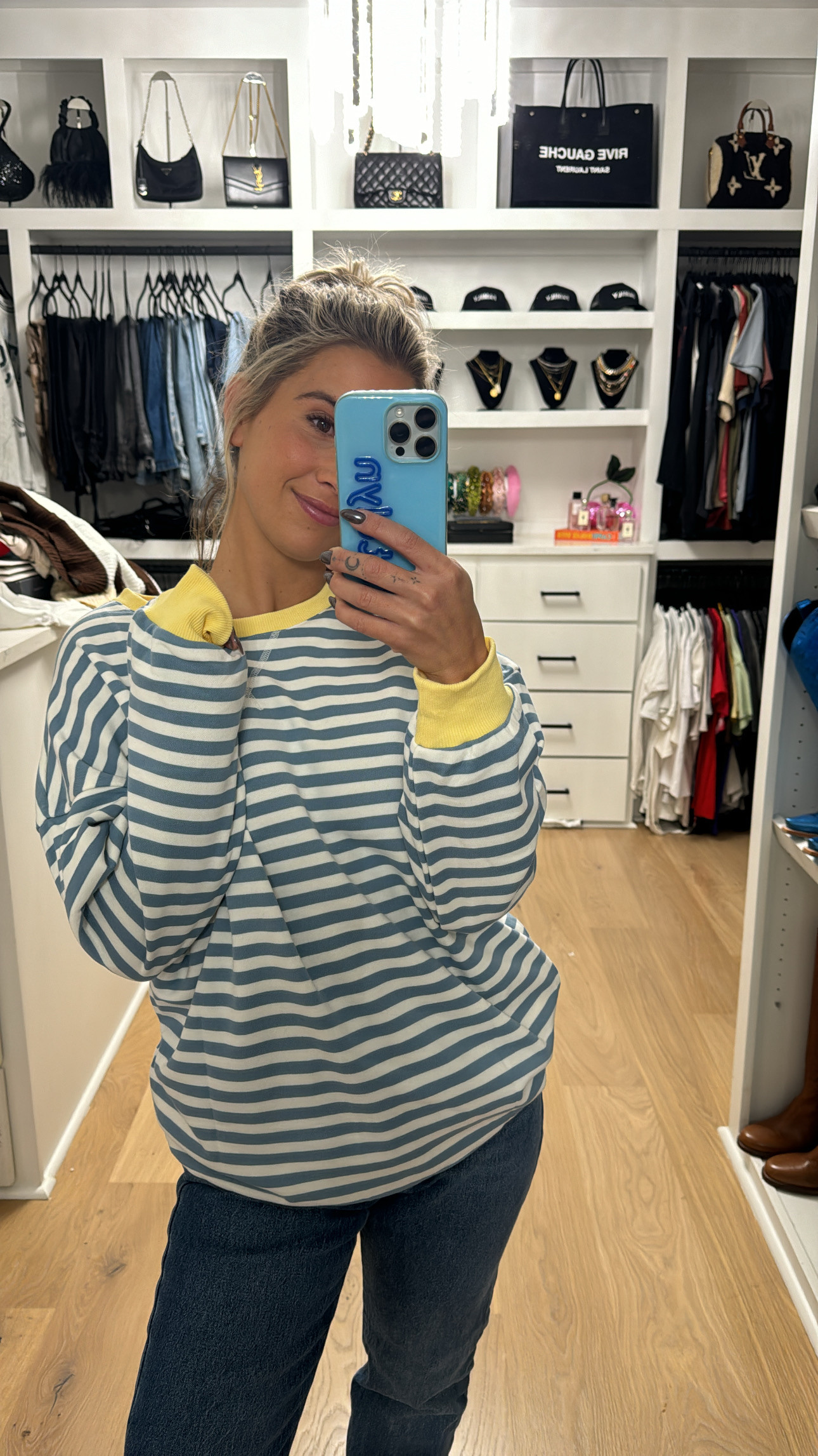 Loving the stripe trend and these colors! 

 #LTKSeasonal #LTKFindsUnder50 #LTKStyleTip