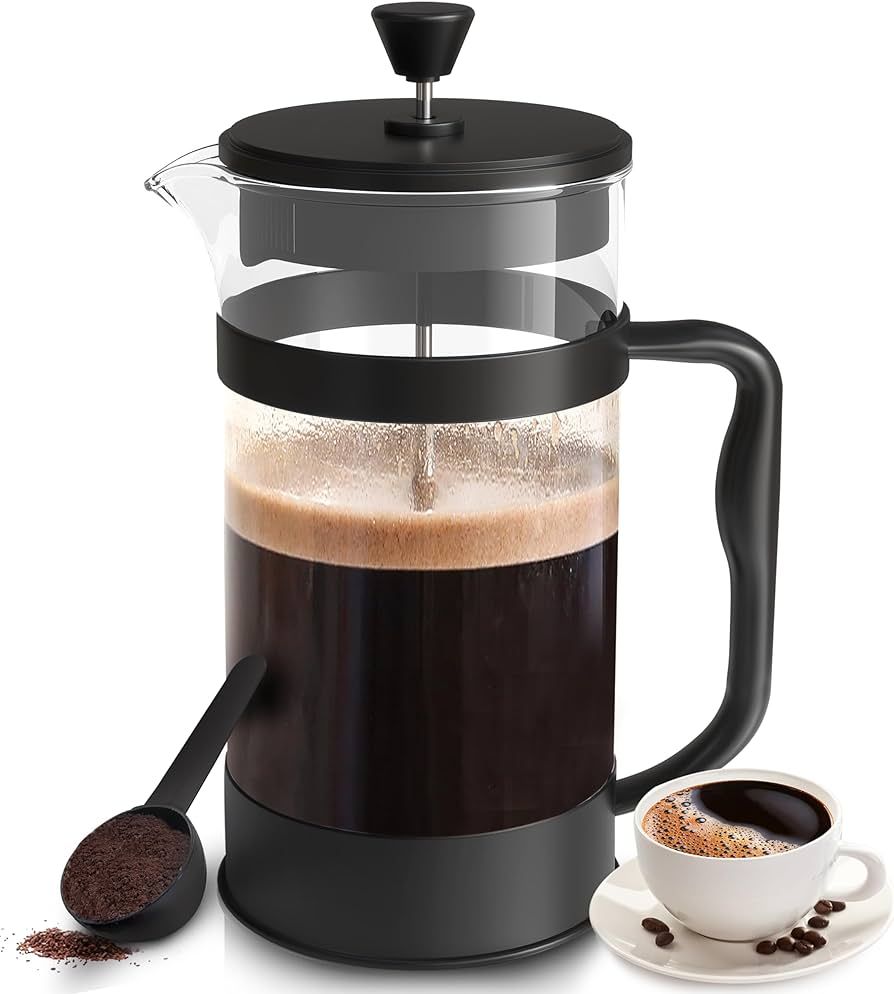 Utopia Kitchen 34 Ounce 1 Liter French Press Coffee Maker, Tea Maker, Travel Coffee Presses, Cold... | Amazon (US)