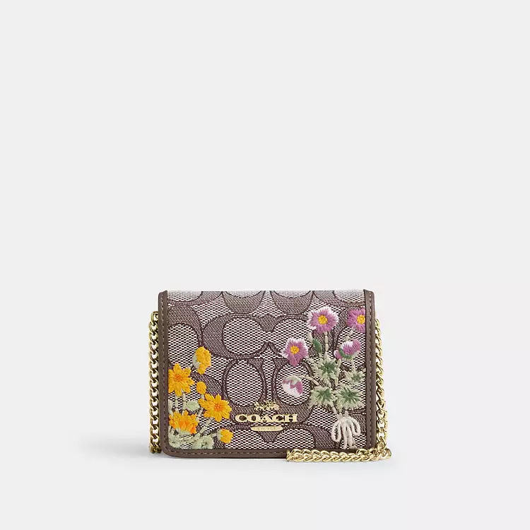 In Signature Jacquard With Floral Embroidery | Coach (US)