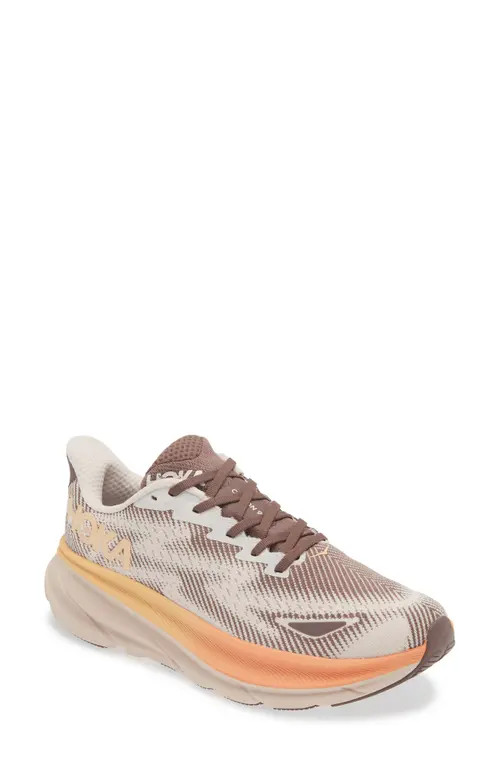 HOKA Clifton 9 Running Shoe in Cosmic Pearl /Smoky Quartz at Nordstrom, Size 7.5 | Nordstrom