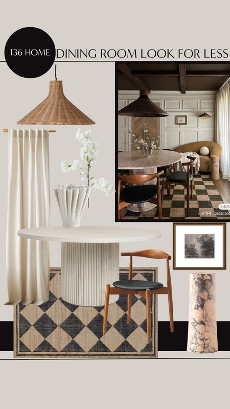 Dining Room Look for Less #diningroom #diningspace #dining #lookforless #interiordesign #interiordecor #homedecor #homedesign #homedecorfinds #moodboard 

#LTKhome #LTKstyletip