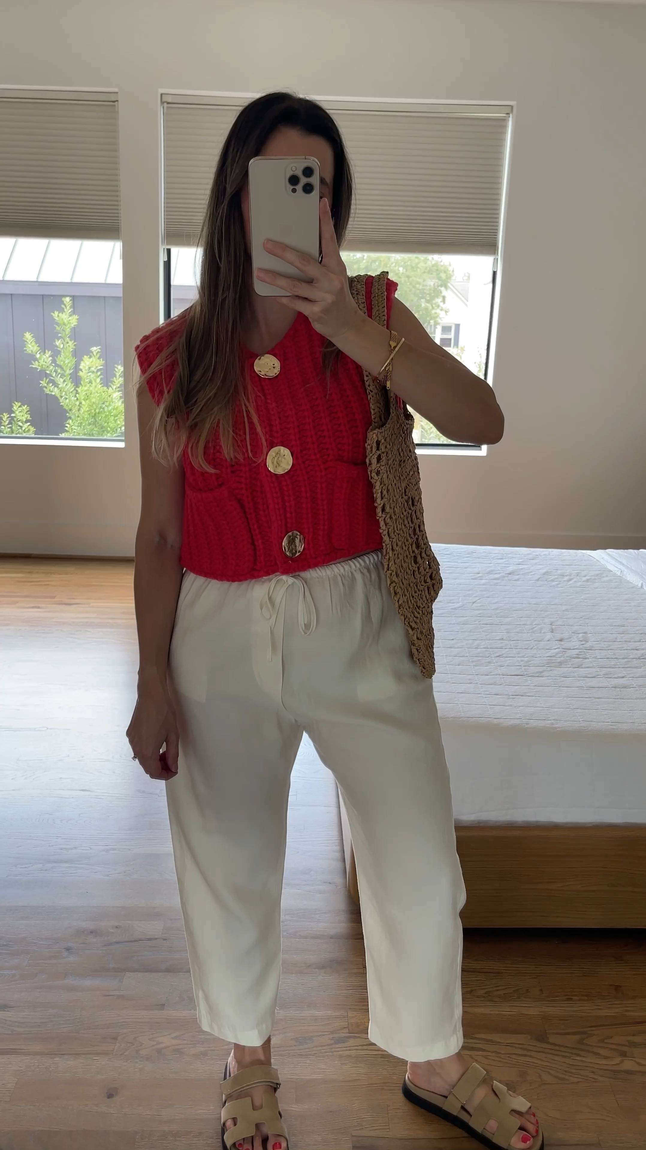 Loved this knit vest so much that I had to get it in two colors 🤍♥️ under $25! The perfect neutral and the perfect pop of ♥️which is super trendy right now! 

#LTKSaleAlert #LTKItBag #LTKFindsUnder50