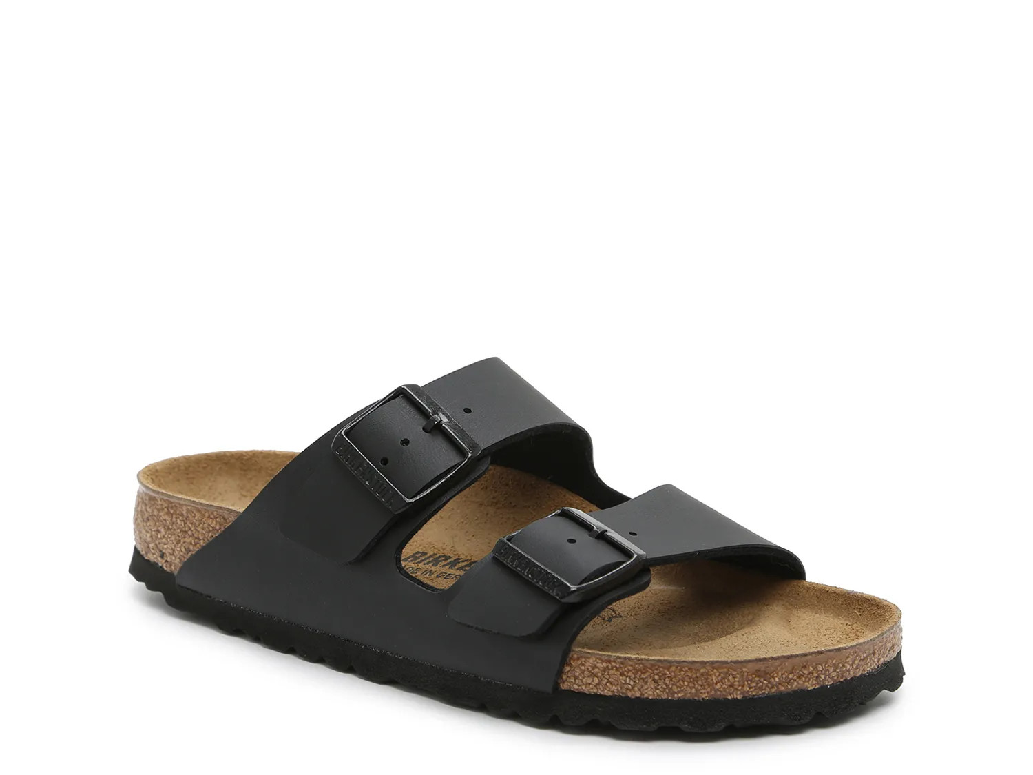 Birkenstock Arizona Slide Sandal | Women's | Black | Size EU 36 / US Womens 5-5.5 / Mens 3-3.5 | Sandals | Athletic | Footbed | DSW