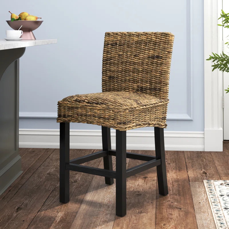 Felipe Counter Stool with Solid Wood Frame | Wayfair North America