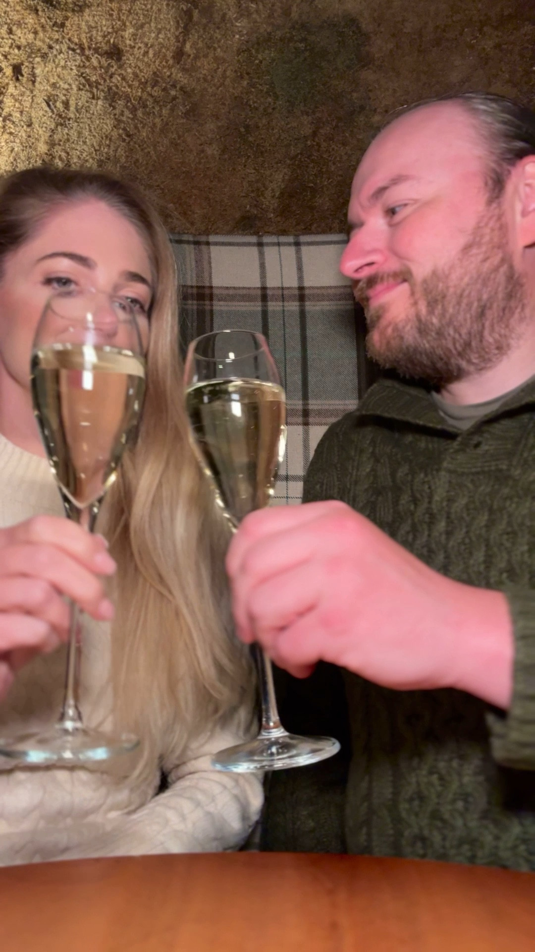 cream fringe sweater 