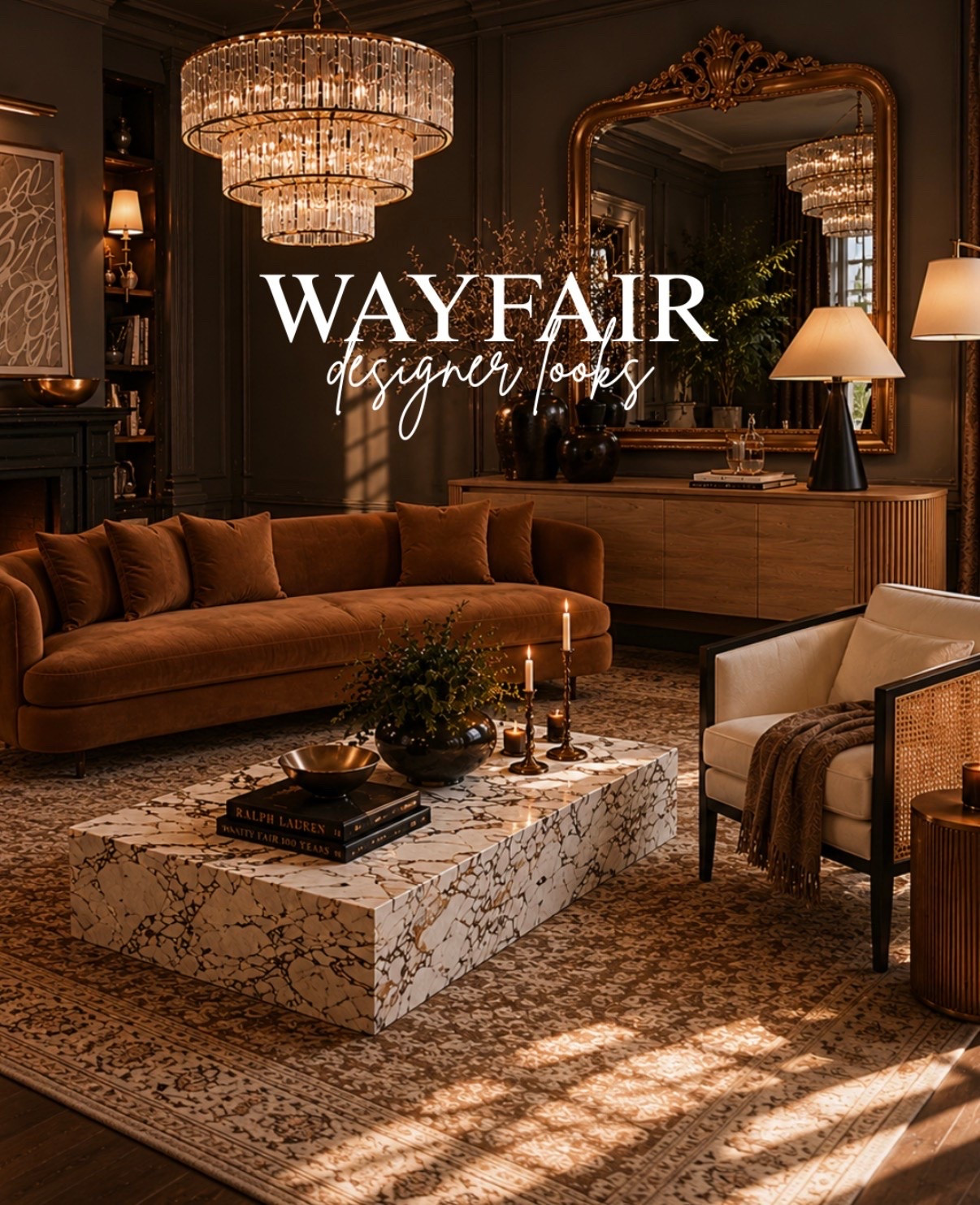 Moody, layered, and timeless. 😍
My curated collection of @Wayfair  finds to create a designer-inspired look that feels elevated, sophisticated, and effortlessly livable.

#ad #wayfair #wayfairpartner