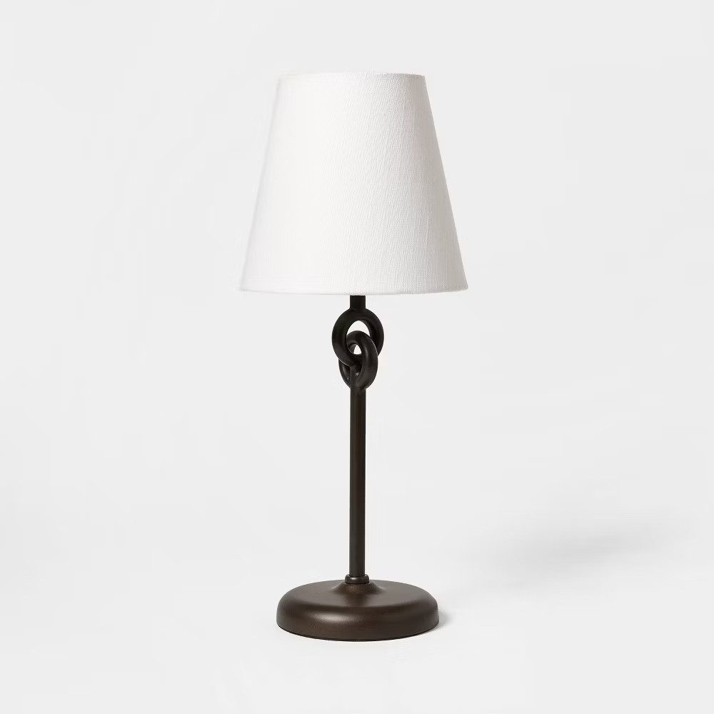 Metal Ring Table Lamp Black - Threshold designed with Studio McGee | eBay US