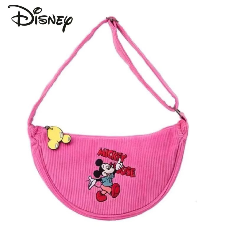 Disney Mickey Pink Women's Shoulder Bag High Quality Fashion Women's Crossbody Bag Casual Versati... | AliExpress (US)