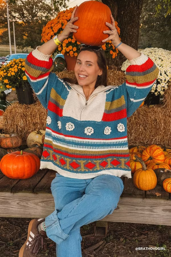 Opal Patterned Pullover — Three Bird Nest | Three Bird Nest