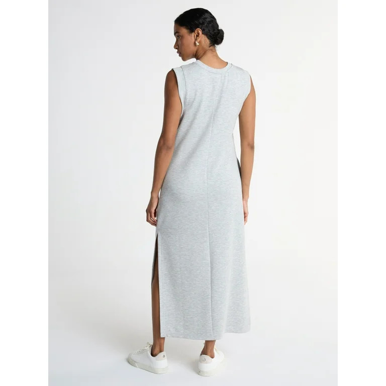 Scoop Women's and Women’s Plus Ultimate ScubaKnit Sleeveless Maxi Dress, Sizes XS-4X | Walmart (US)