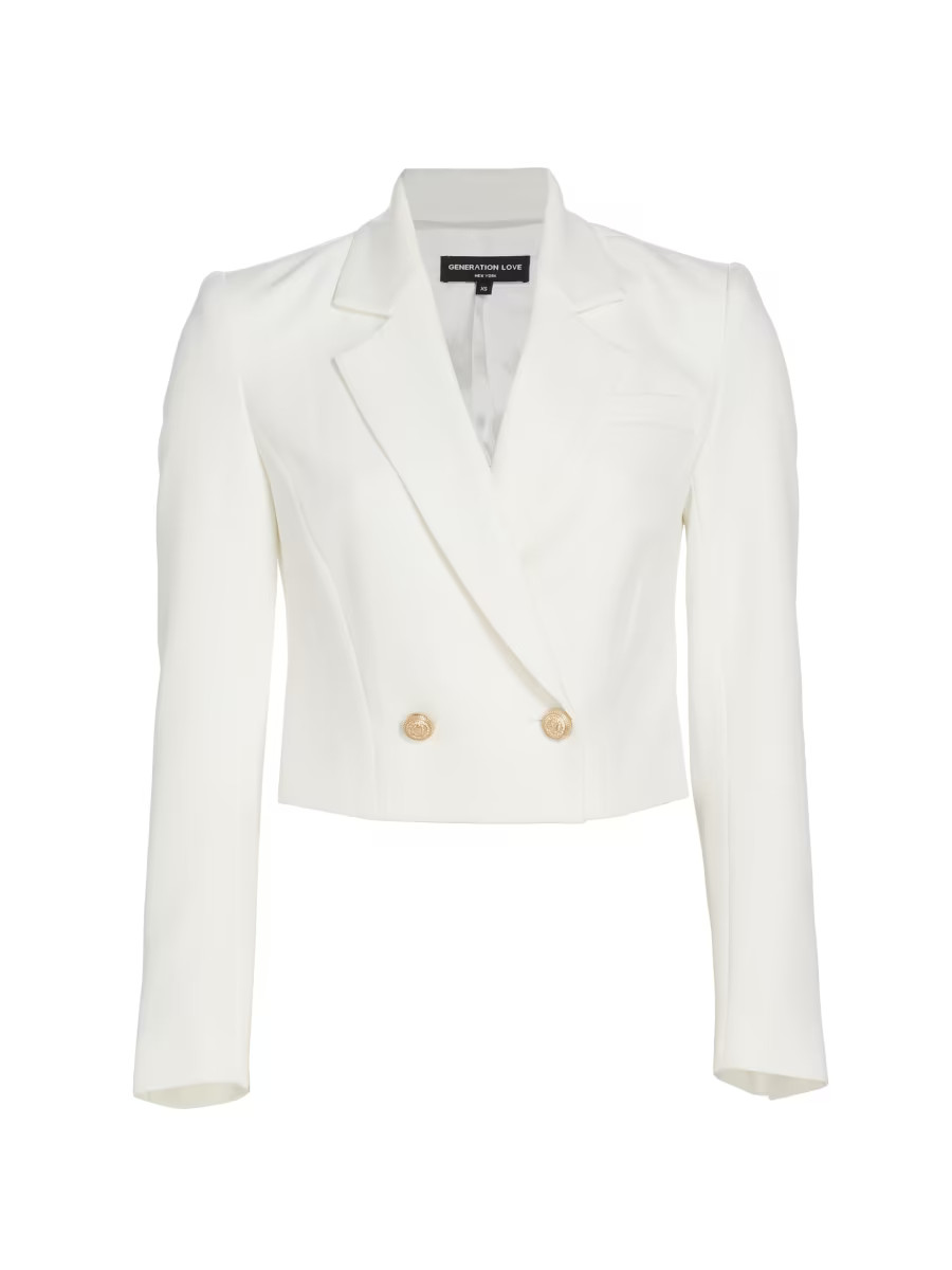 Clara Cropped Blazer | Saks Fifth Avenue