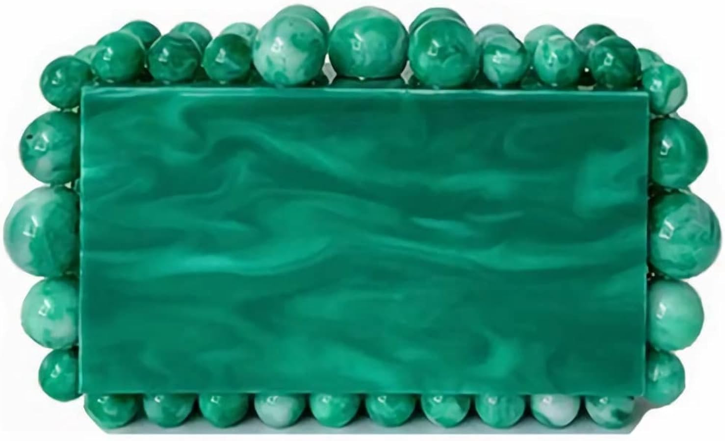 Women's Evening Bag Sparkly Pearl Clutch Purse Acrylic Crossbody Bag for Women | Amazon (US)
