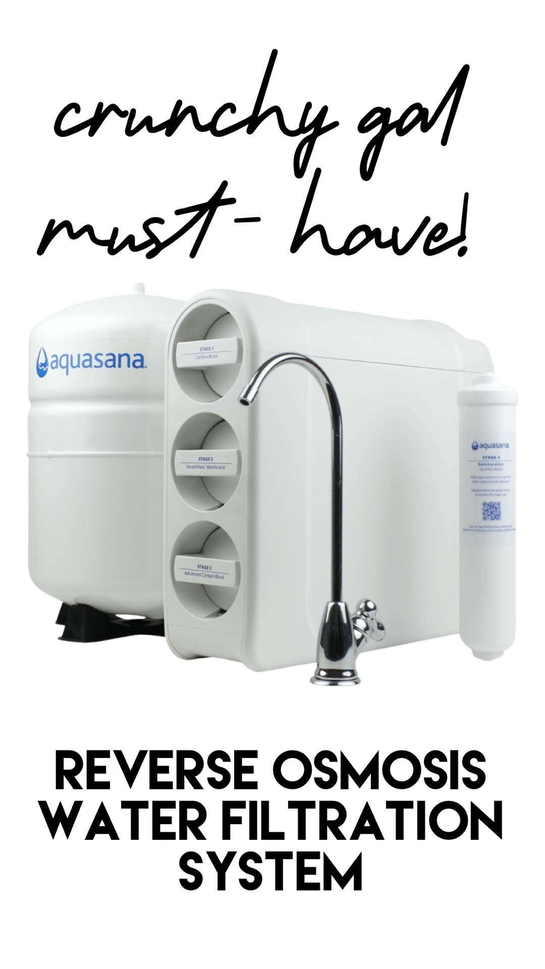Perfect gift for the crunchy gal in your life! My mom and I are obsessed with our reverse osmosis water filter. It’s reasonably priced, remineralizes, fits under the sink, and filter replacements are automatically sent with the water for life option. A no-brainer for non-toxic living! And…it tastes sooooo good! 👍🏼 👏🏼 

#LTKCyberWeek #LTKGiftGuide #LTKselfcare