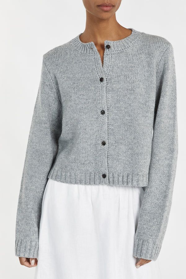 FOSTER SILVER MARLE KNIT CARDIGAN | DISSH