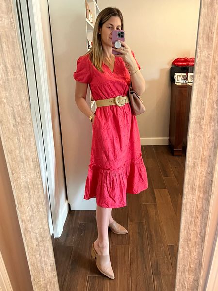 I love pairing neutral accessories when wearing a pop of color. It’s the perfect complement. My dress is on mega sale! Runs TTS. Wearing a size 6.

#LTKStyleTip #LTKSaleAlert #LTKFindsUnder50