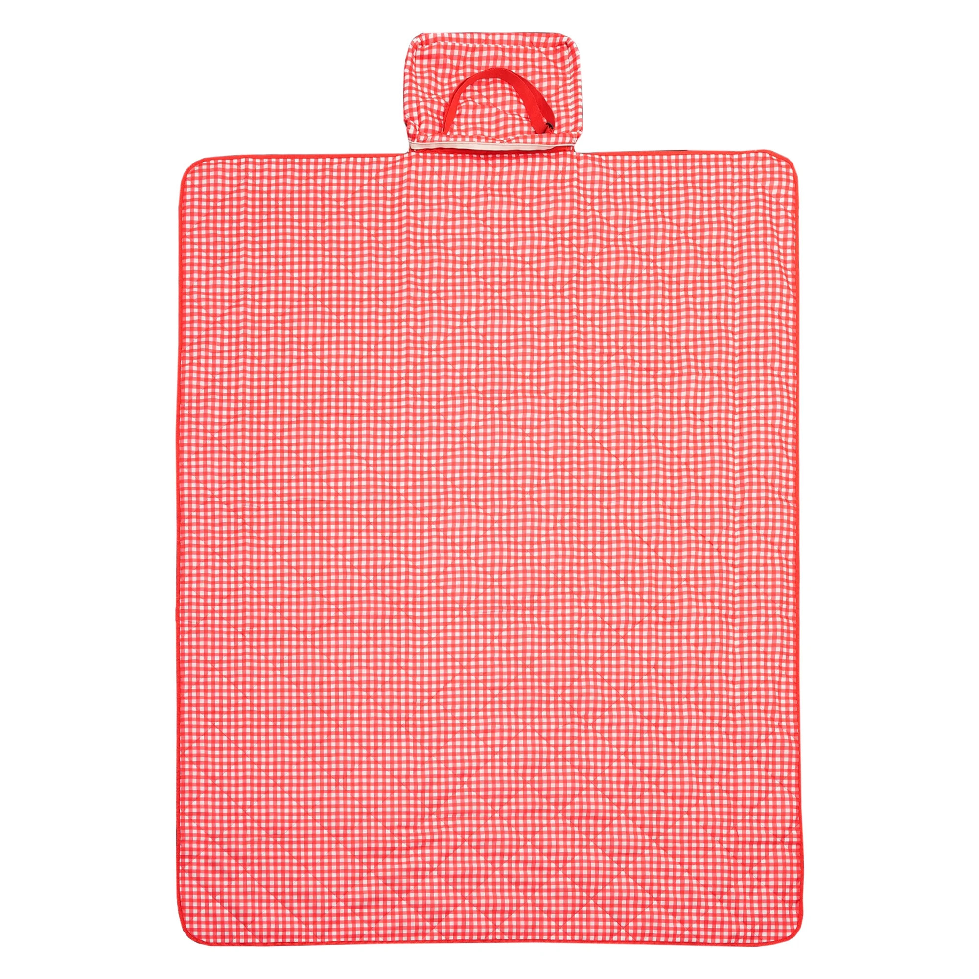 Mainstays Outdoor Beach Blanket (Sandproof, Foldable), Red Gingham- 59"x79" | Walmart (US)