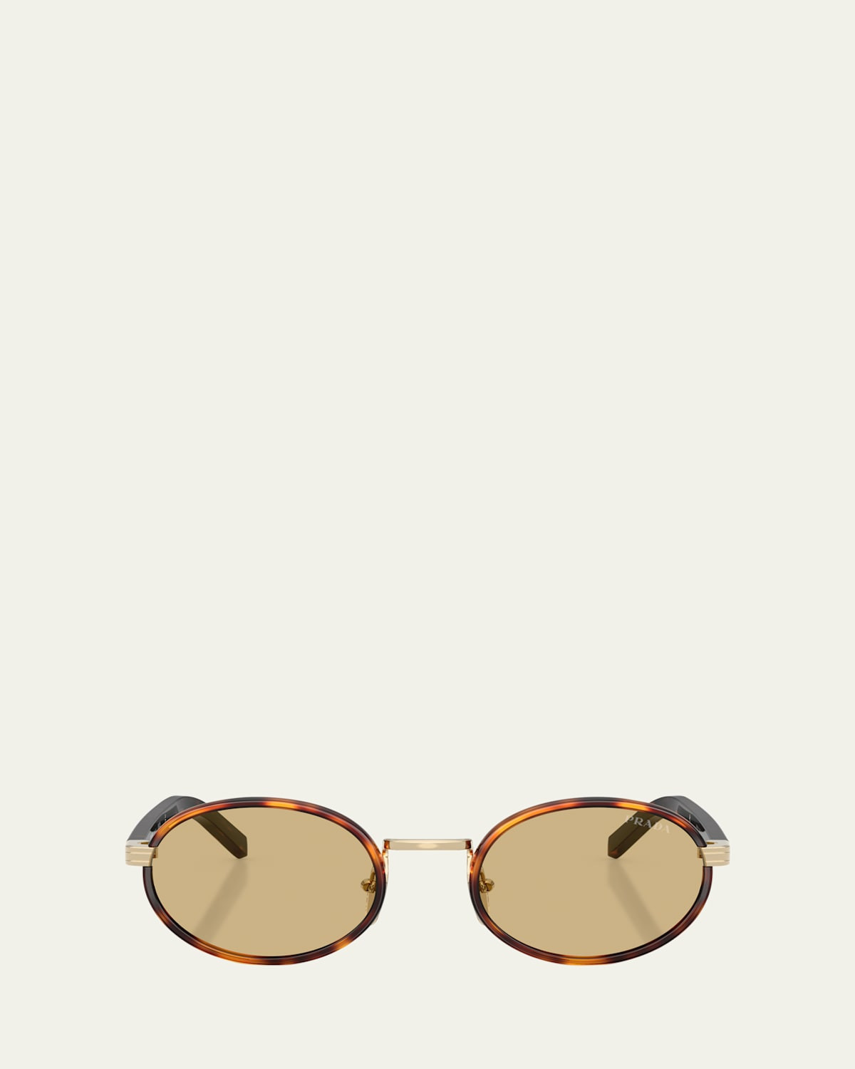 0PR B56S Steel Oval Sunglasses | Bergdorf Goodman