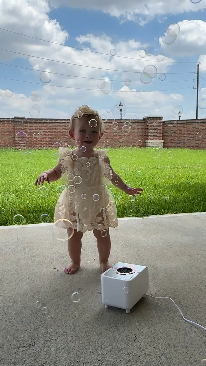 Bubble machine for kids. My baby LOVES it 🫧 

#LTKKids #LTKBaby #LTKVideo