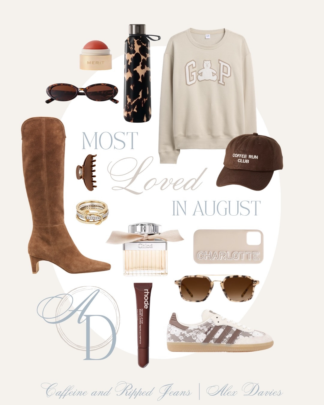 // most loved in august 🧸🤎🫶🏻☕️🍂 everything can be found on my LTK and ShopMy 🍂 //