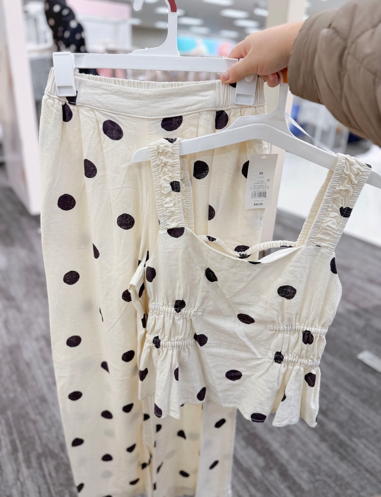 Matching top and bottom from Target! Comes in two different prints, on sale right now for Target Circle Week! 

#LTKSaleAlert #LTKgrwm #LTKootd