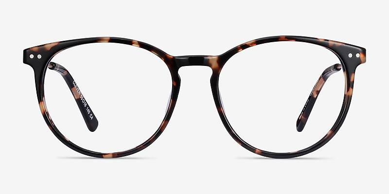 Clever Round Tortoise Full Rim Eyeglasses | Eyebuydirect | EyeBuyDirect.com