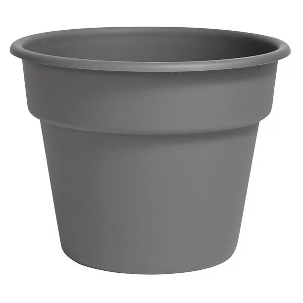 Bloem Dura Cotta Planter 12" Charcoal Gray | Walmart (US)