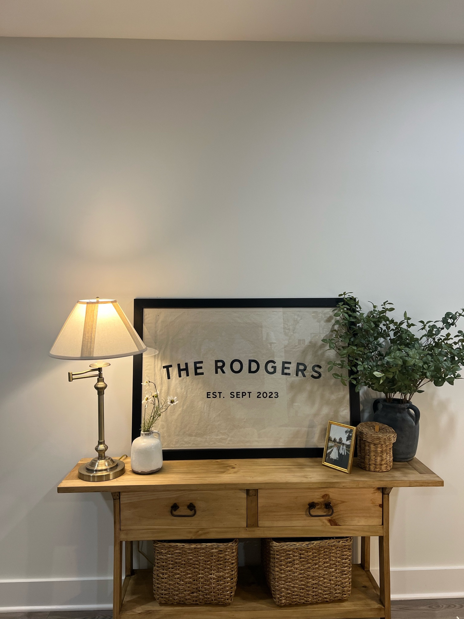 Bought the flag from Etsy & got the frame professionally done from hobby lobby 

Size medium 26x42

#LTKhome