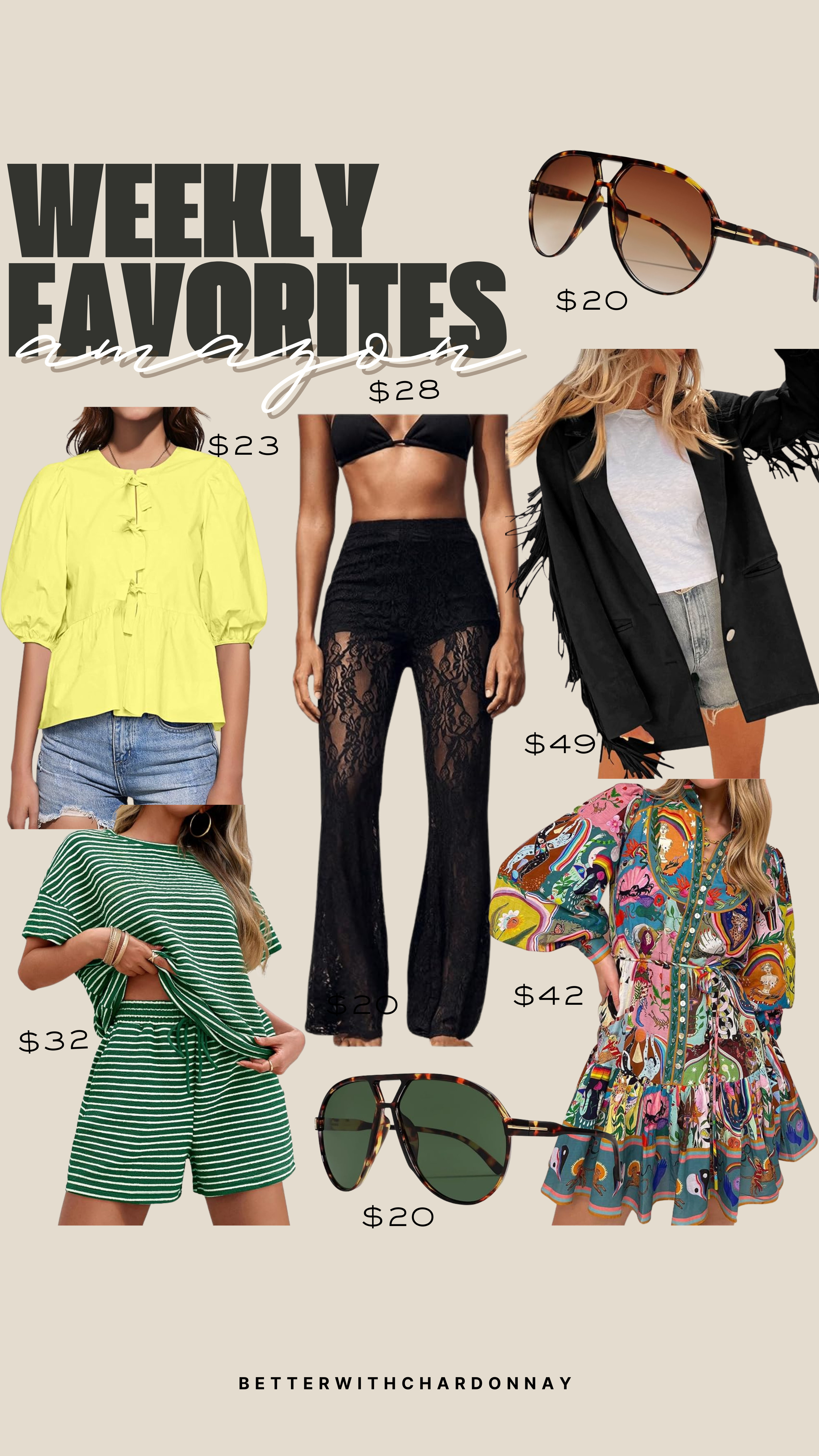 Amazon weekly favs y'all are loving!

weekly favorites, amazon finds, amazon style, spring outfits 

 #LTKSeasonal #LTKFindsUnder100 #LTKStyleTip