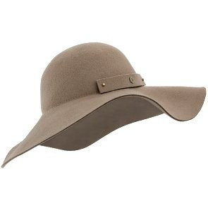 Walrus Hat Sundial Women's Grey Wide Brim Hat 100% Australian Wool | Fashionable Inc