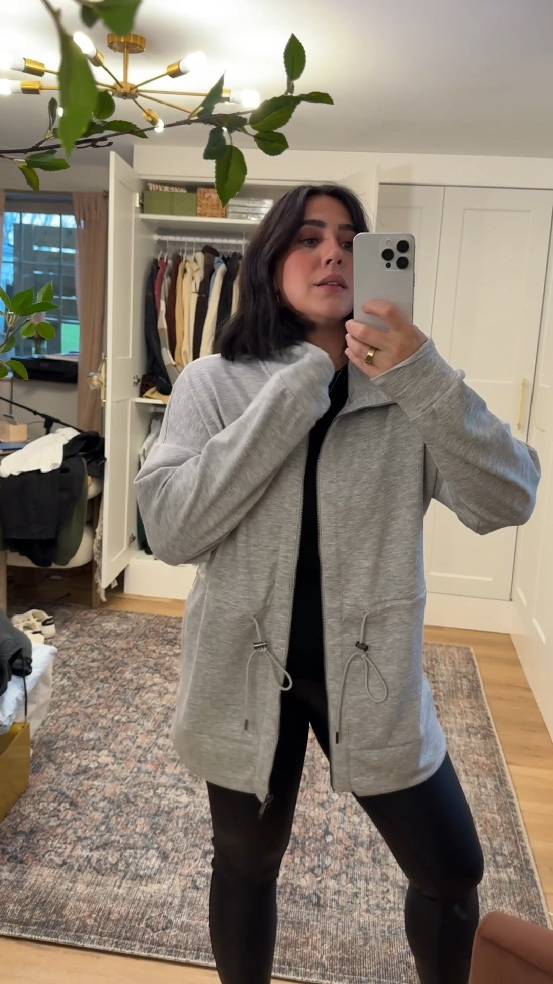 Walmart zip ups. $10 right now - feels similar to Spanx air essentials. So soft and stretchy. Size L for me. 

#LTKSaleAlert #LTKActive #LTKMidsize