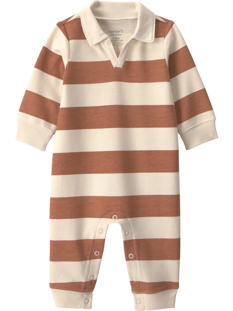 Carter's Child of Mine Baby Girl Jumpsuit, One-Piece, Sizes 0/3-24 Months | Walmart (US)
